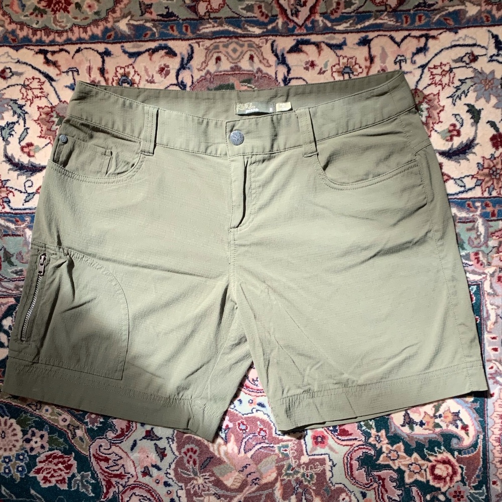 Prana Women's Hazel Shorts Size 8 in Cargo Green - Picture 4 of 8